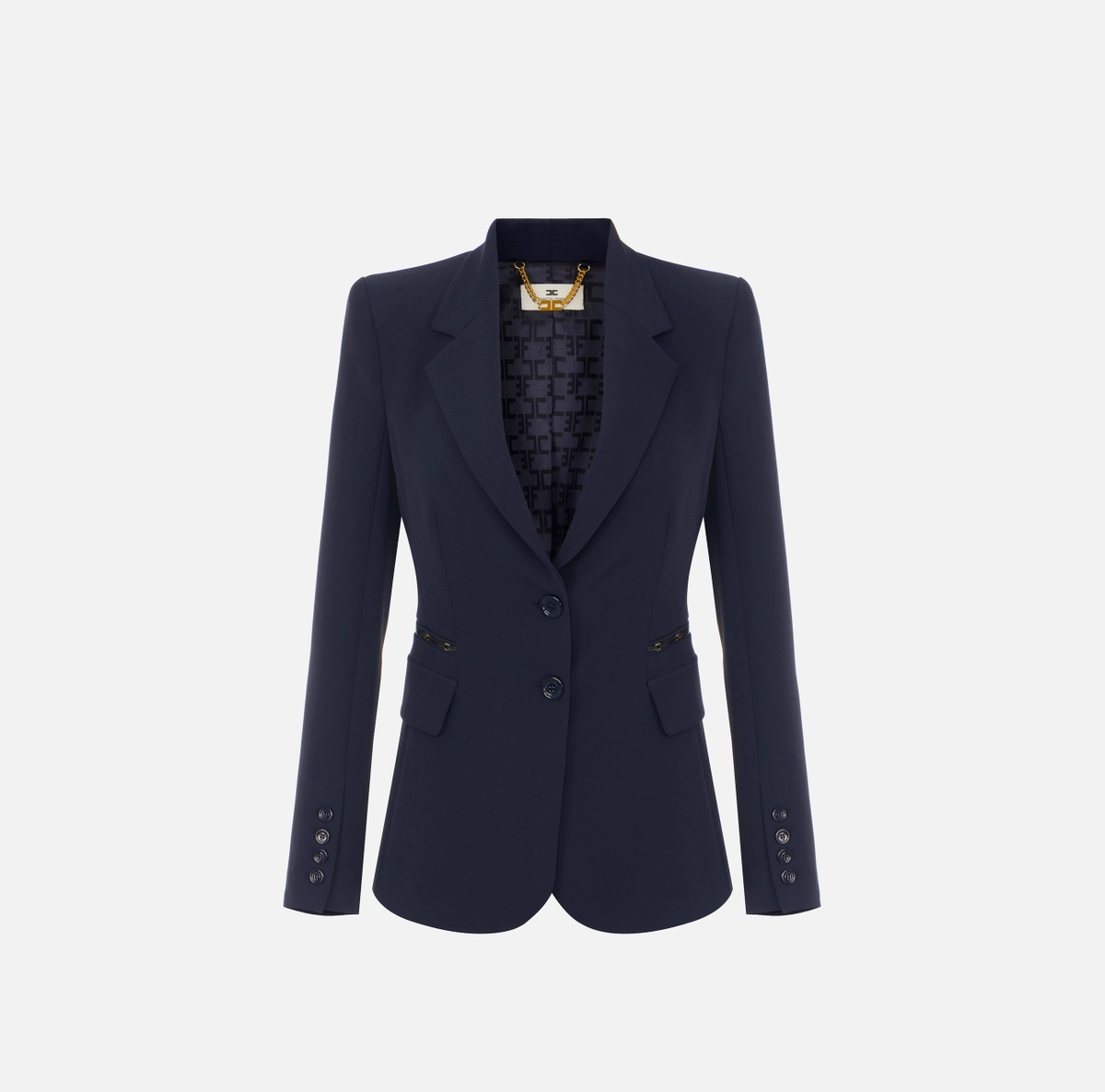 Giacca in doppio crêpe stretch