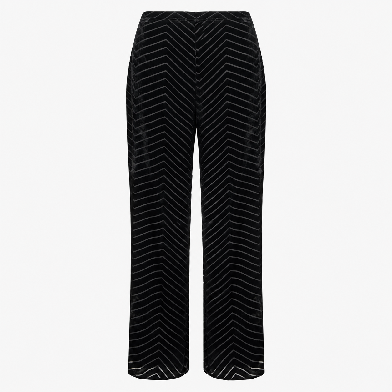 Pantalone In Velluto Chevron