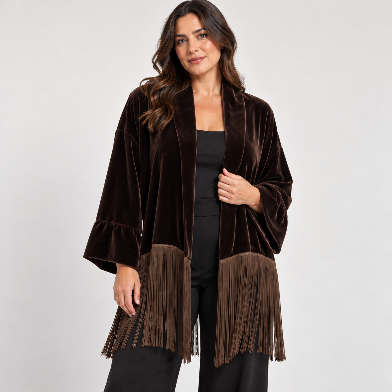 Kimono con frange