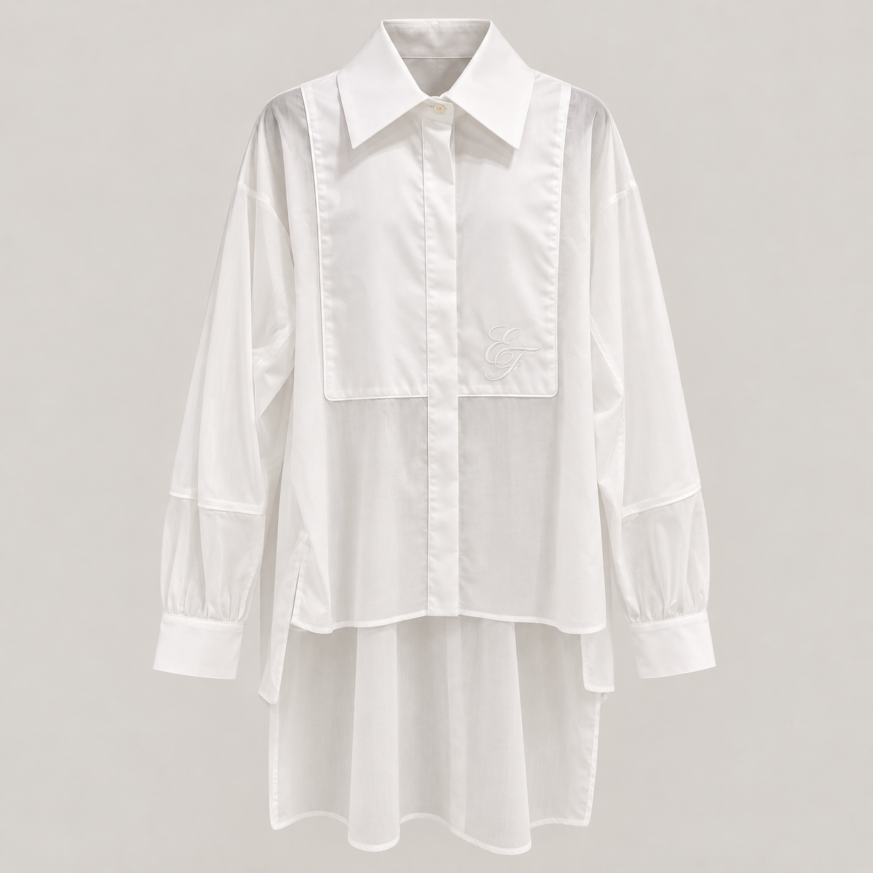 Camicia maxi colletto