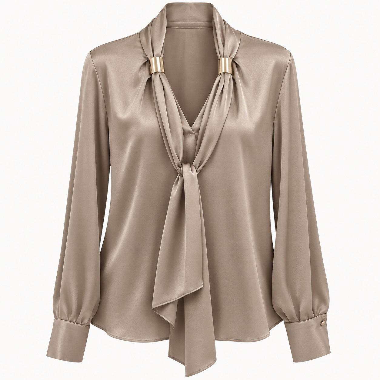 Blusa con accessorio