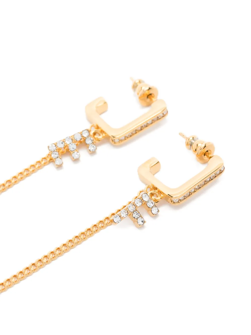 Orecchini pendenti con strass