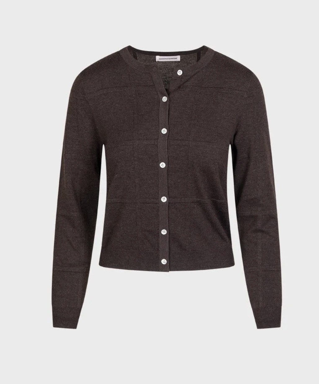 Cardigan In Misto Lana